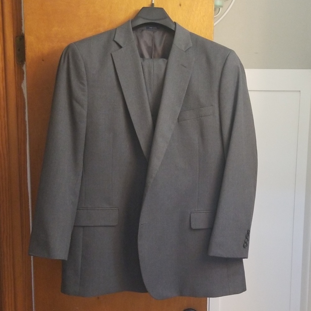 Grey men's suit